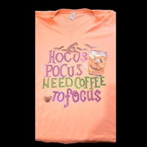 NWT Womans Hocus Pocus Coffee XL T Shirt